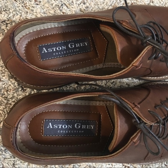 Aston Grey Grenasien Brown Leather Shoes main image 7